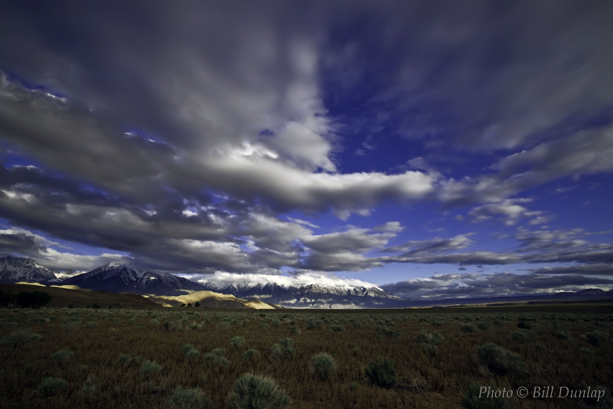 Clouds over Owens Valley